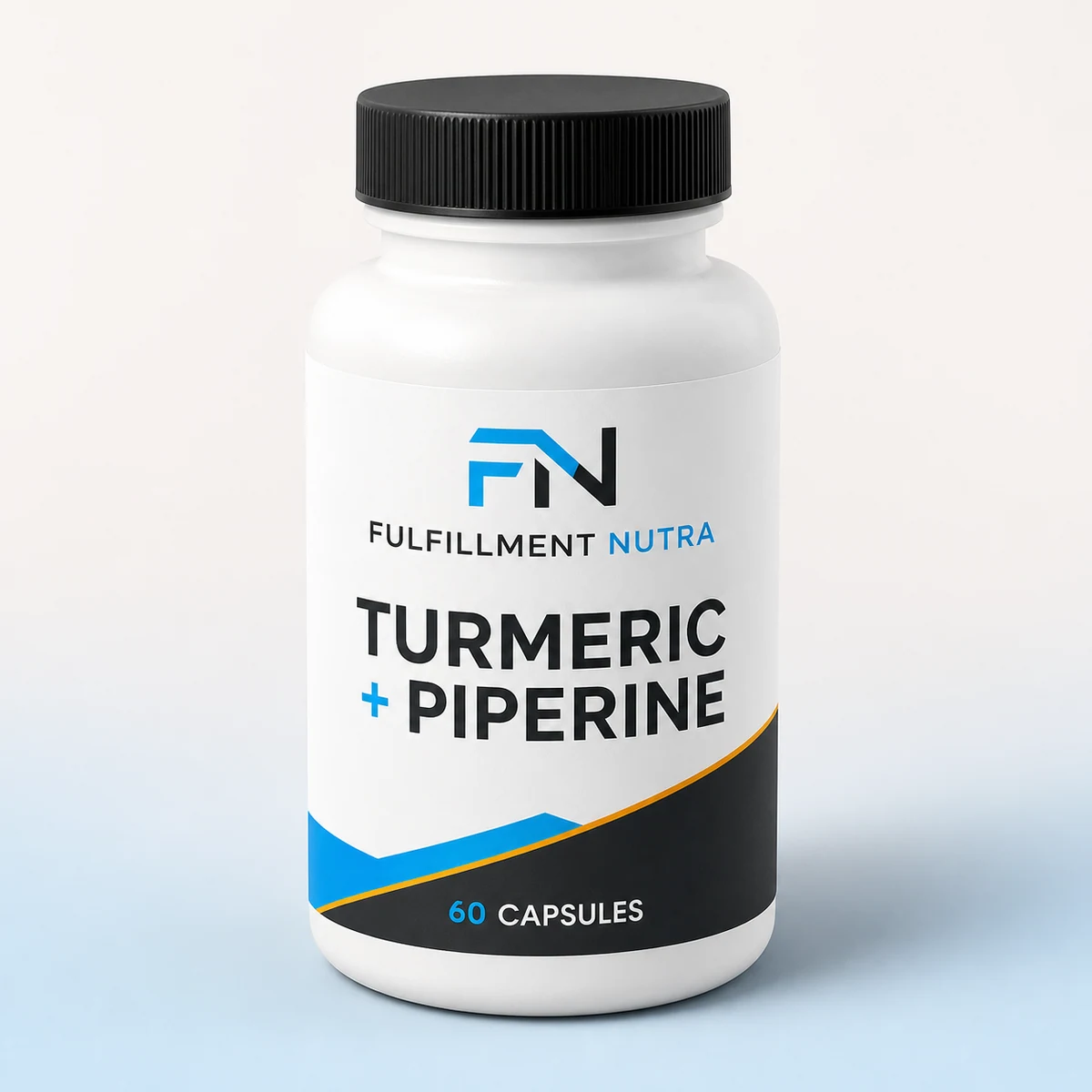 Turmeric + Piperine — 60 Capsules