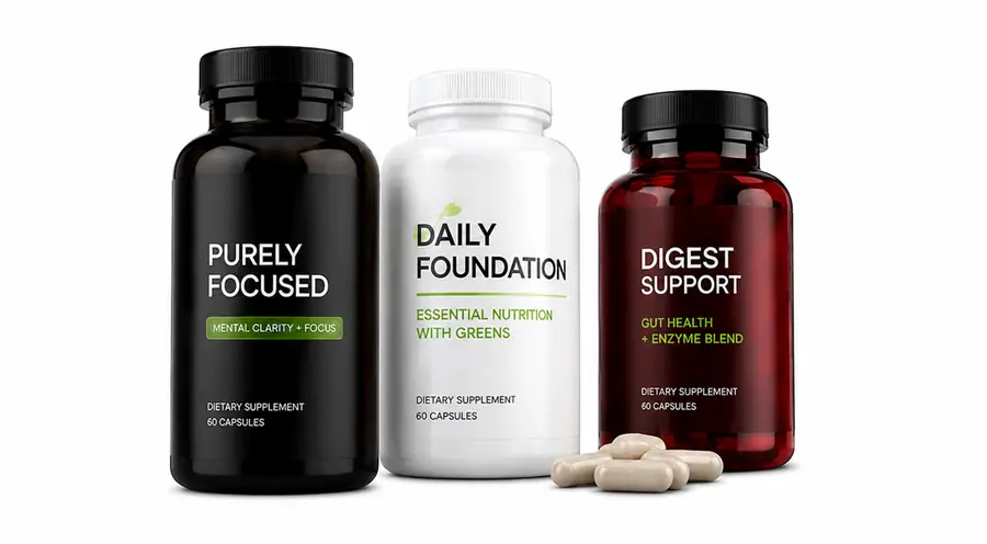 Capsules, gummies and powders